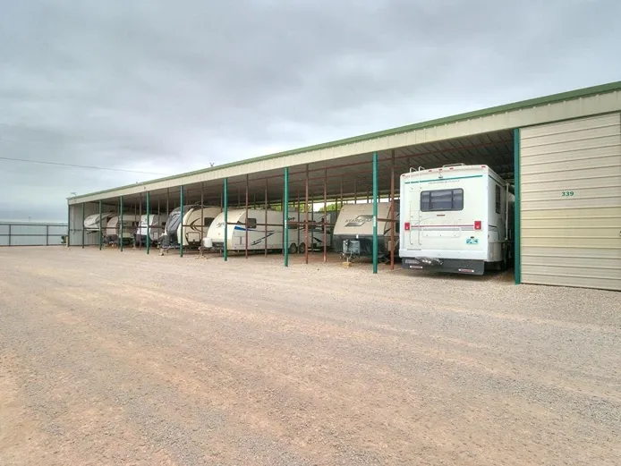 Overflow Garage covered storage
