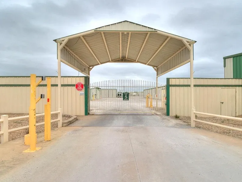 Overflow Garage gated entrance