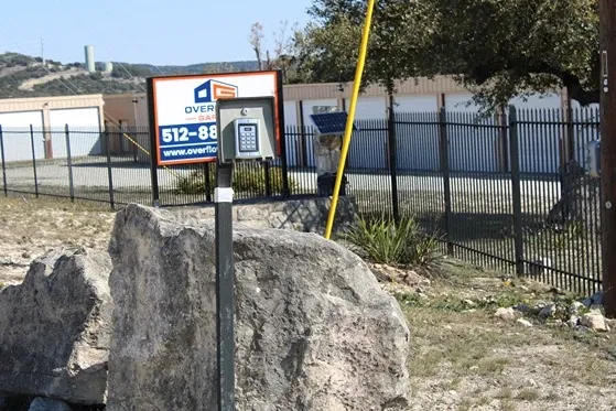 Keypad at Overflow Garage