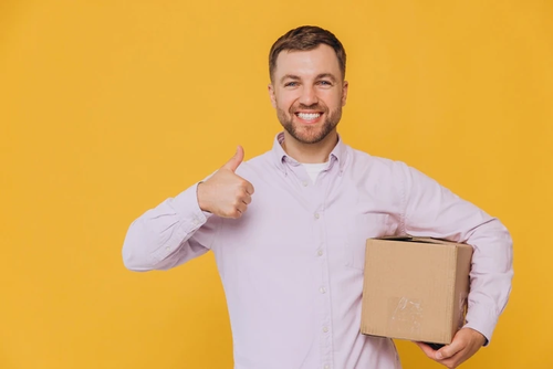 Man holding a box